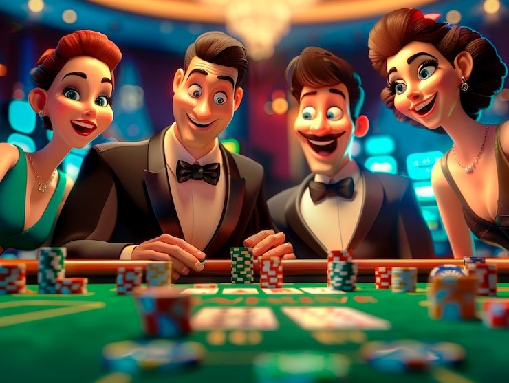 Antarmuka permainan Pretty Gaming di ptslot dengan dealer dan opsi taruhan Antarmuka permainan Pretty Gaming di ptslot dengan dealer dan opsi taruhan