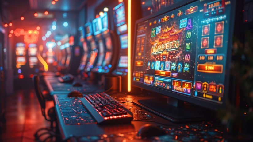 Permainan slot The Dog House di ptslot menampilkan gulungan berwarna-warni dan simbol anjing yang ceria